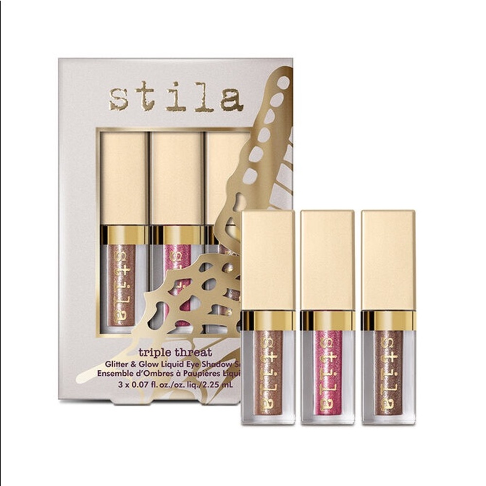 Stila Triple Threat Glitter & Glow BNIB
